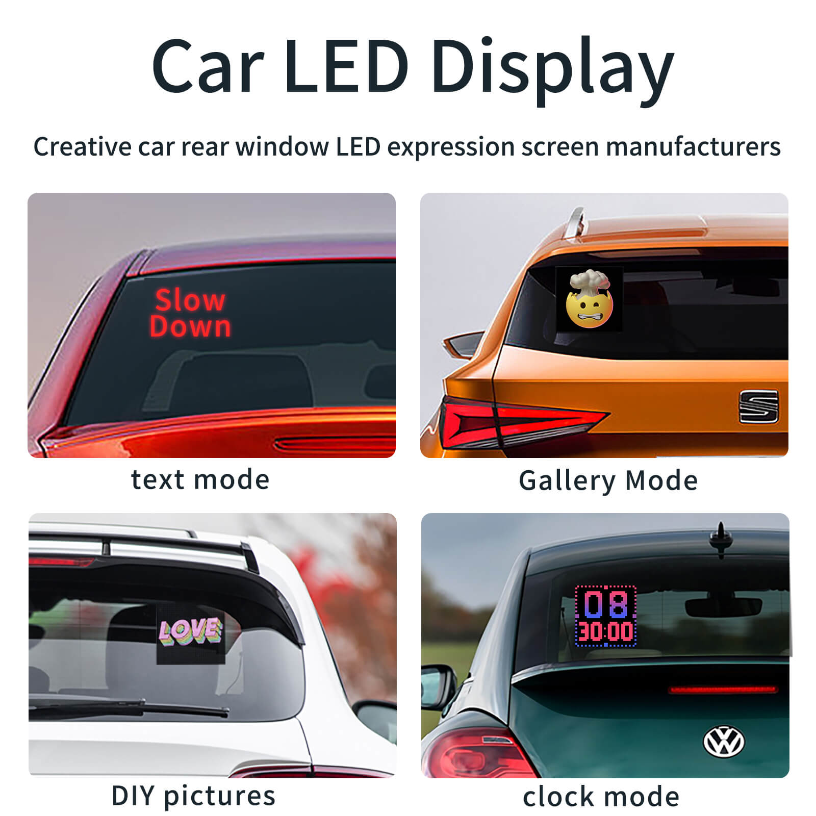 PixelFrame: Interactive Car LED Display with Bluetooth